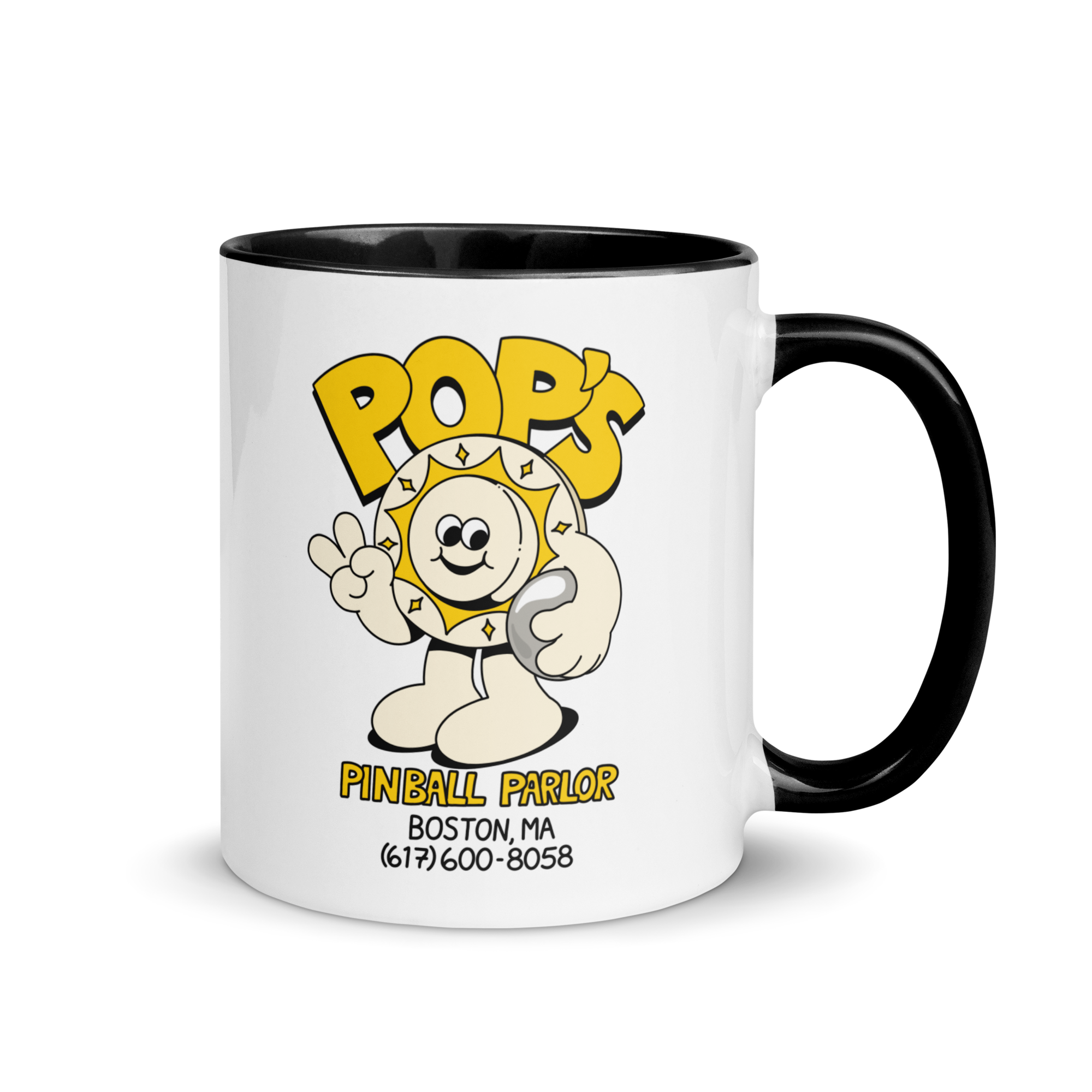 Pop's Pinball Parlor New Design - Mug