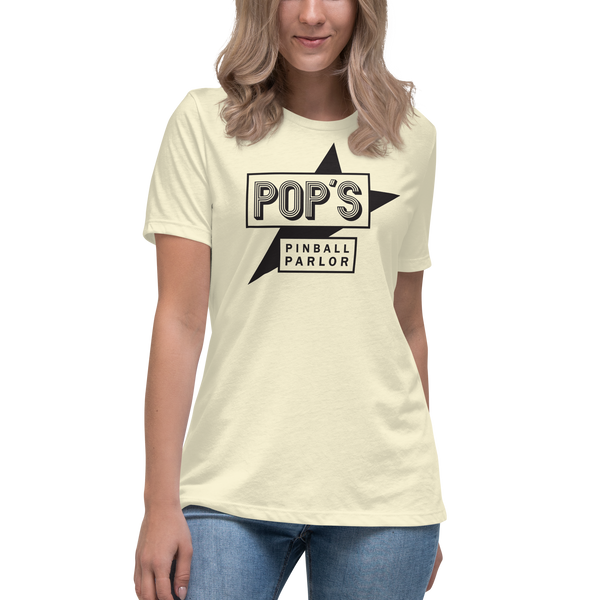 Pop's Pinball Parlor - Women's Relaxed T-Shirt