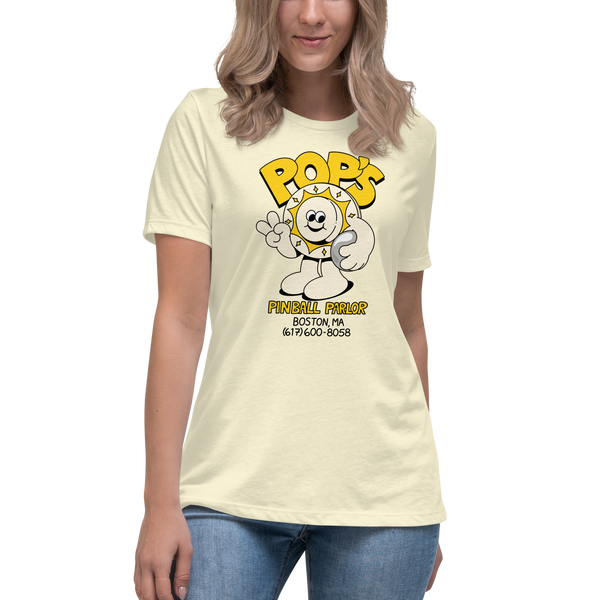 Pop's Pinball Parlor New Design - Women's Relaxed T-Shirt