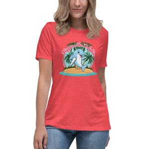 Flippers the Dolphin - Premium Women's Relaxed T-Shirt