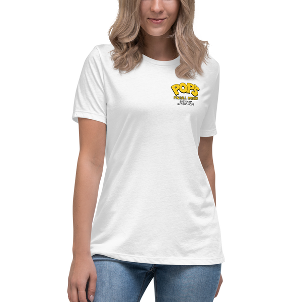 Pop's Pinball Parlor New Design w/ Back - Women's Relaxed T-Shirt