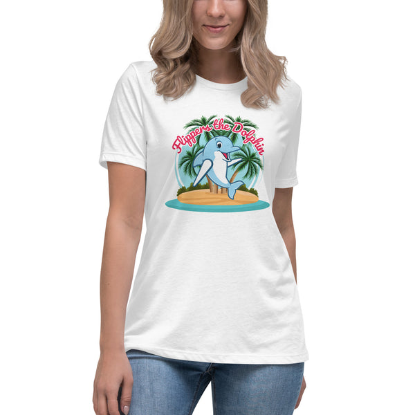 Flippers the Dolphin - Premium Women's Relaxed T-Shirt