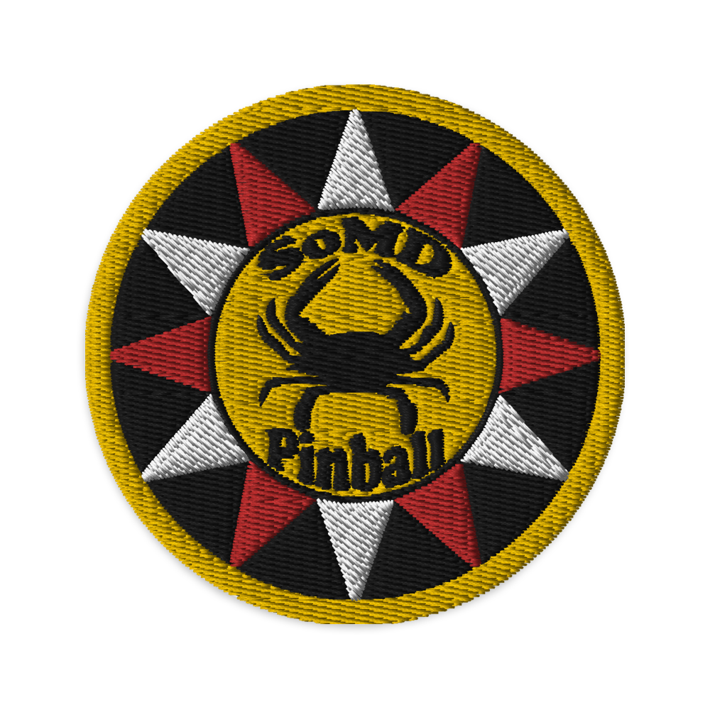 SoMD Pinball - Embroidered patches