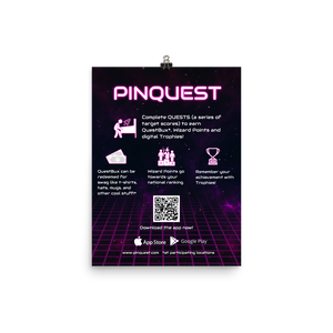 PINQUEST Features - 12x16 Poster