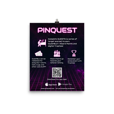 PINQUEST Features - 8x10 Poster