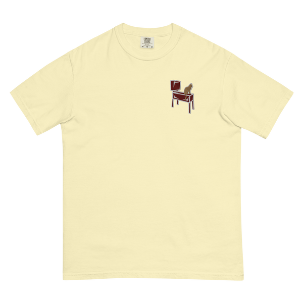 Pinball Cats - Embroidered Heavyweight T-shirt