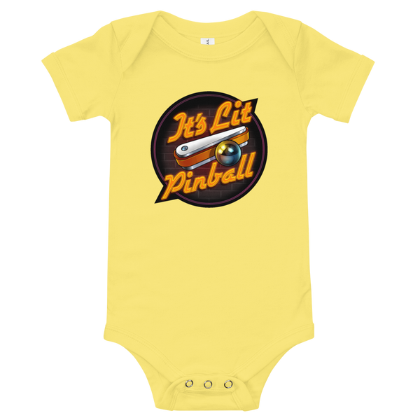It's Lit Pinball - Baby Onesie - Silverball Swag