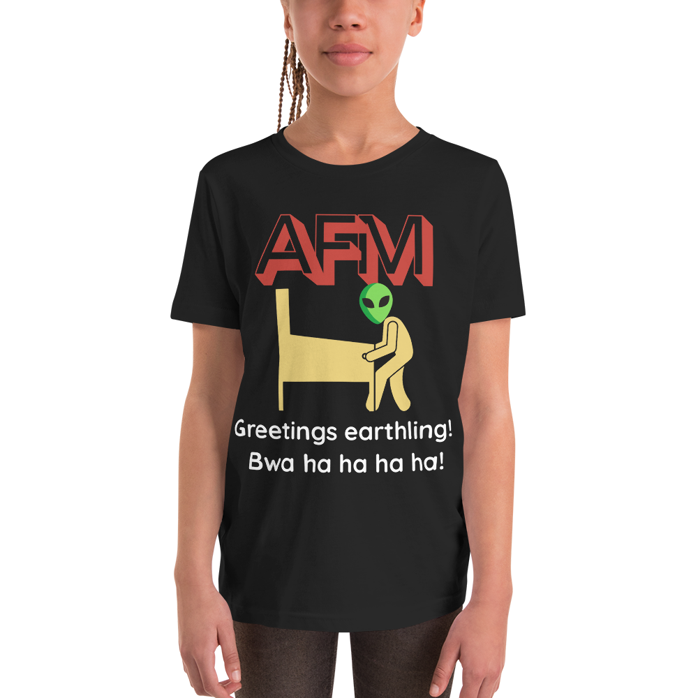 AFM w/ Alien - Customizable Youth T-Shirt - Silverball Swag
