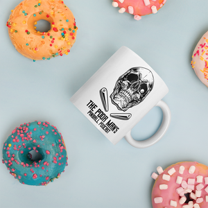 Poor Man's Pinball Podcast Skull and Flippers - Mug - Silverball Swag