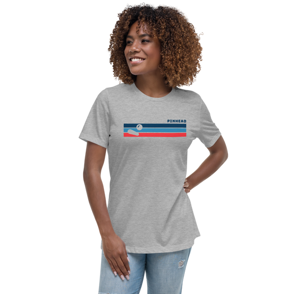 Pinhead Lines - Women's Relaxed T-Shirt - Silverball Swag