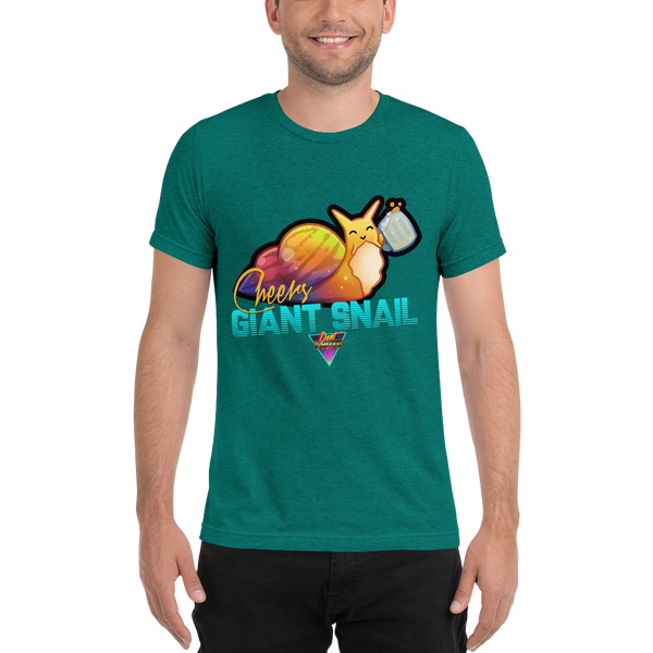 Cheers Snail - Premium Tri-Blend T-Shirt - Silverball Swag