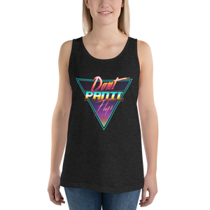 Don't Panic Flip - Unisex Tank Top - Silverball Swag