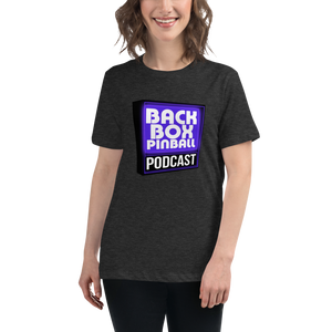 Backbox Pinball Podcast - Women's Relaxed T-Shirt - Silverball Swag