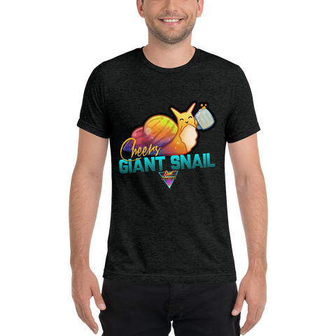 Don't Panic Flip Cheers Snail - Premium Charcoal Black - Silverball Swag