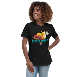 Cheers Giant Snail - Women's Relaxed T-Shirt - Silverball Swag