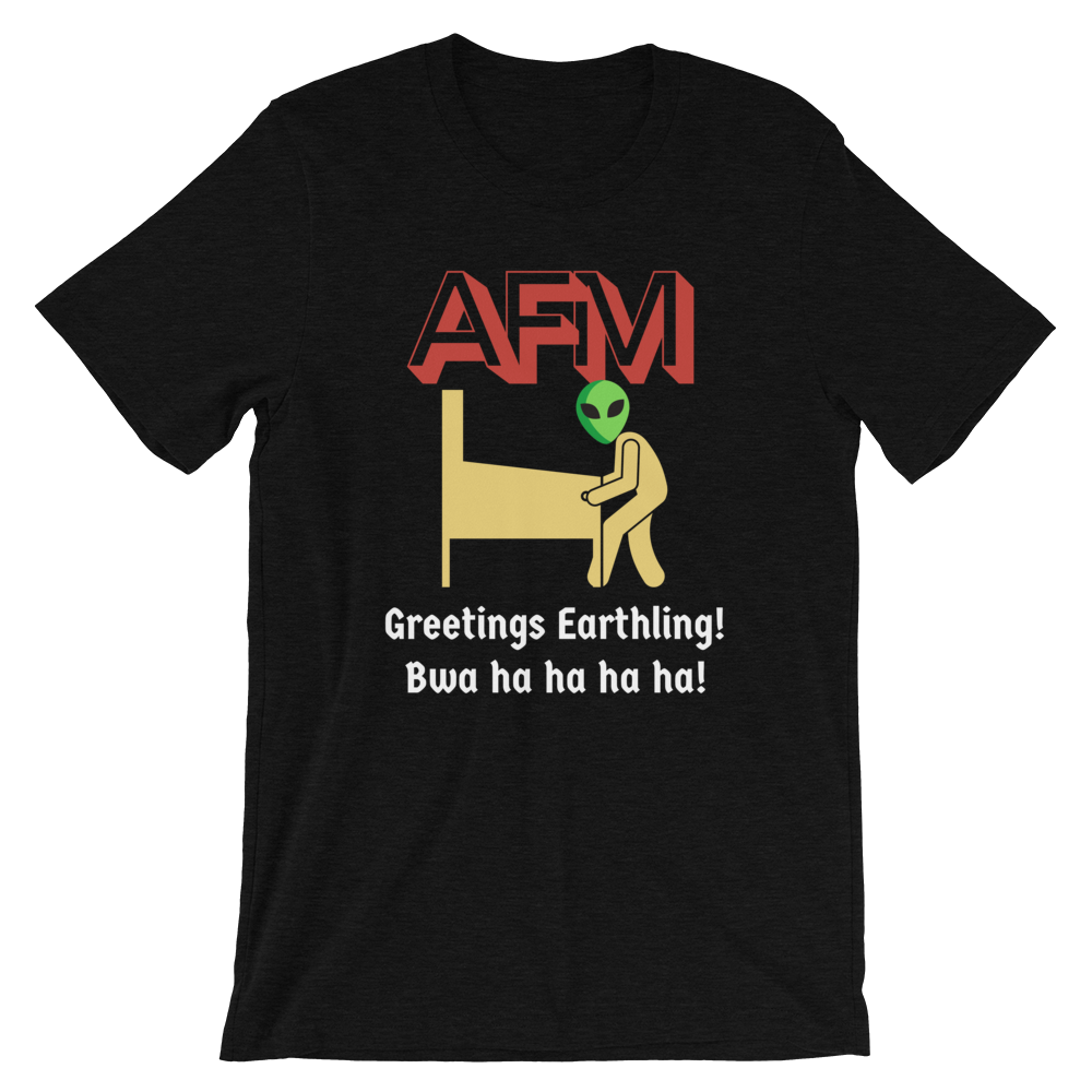 AFM w/ Alien - Customizable T-Shirt - Silverball Swag