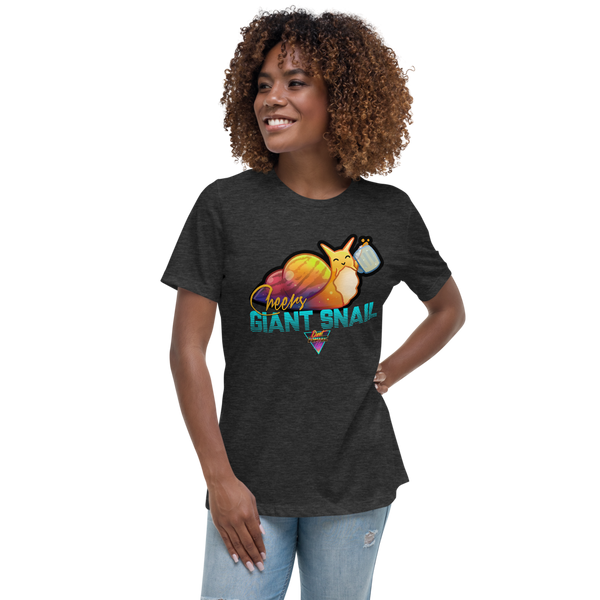 Cheers Giant Snail - Women's Relaxed T-Shirt - Silverball Swag
