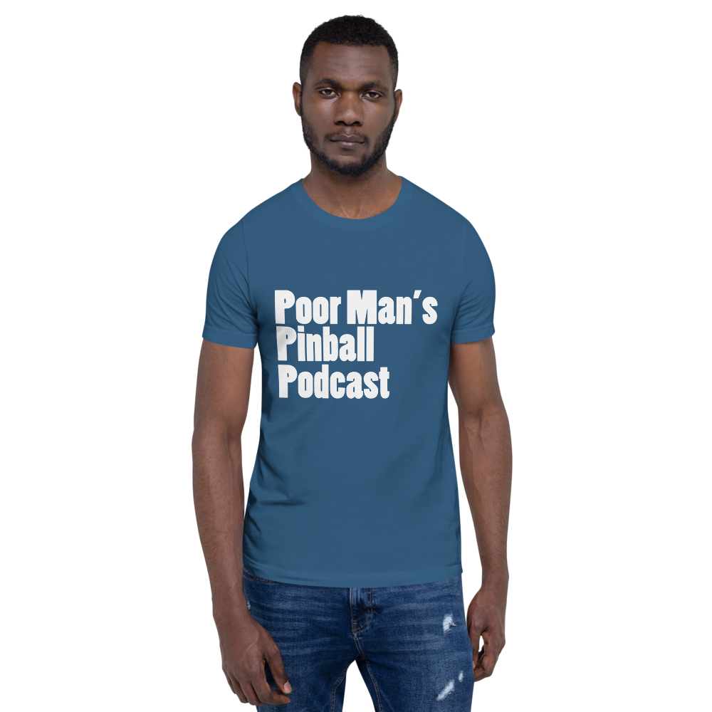 Poor Man's Pinball Podcast OG - Super Soft Unisex T-shirt - Silverball Swag
