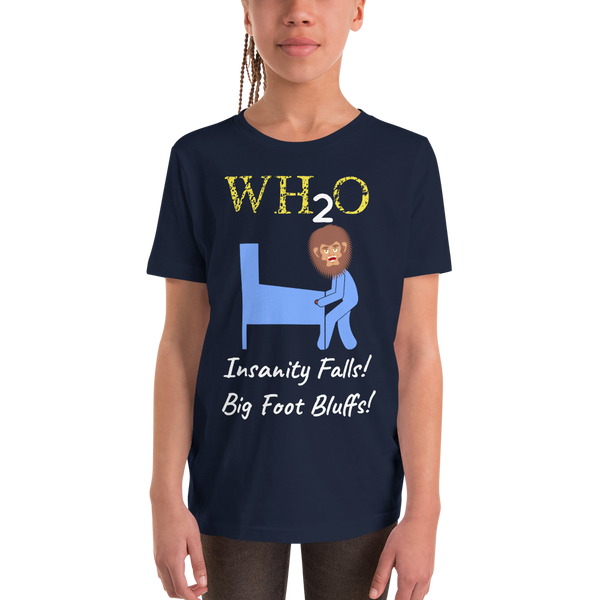 WH2O w/ Big Foot - Customizable Youth T-Shirt - Silverball Swag