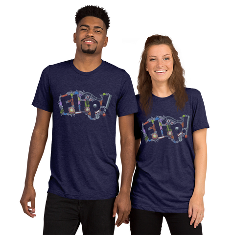 Flip Silhouette - Premium T-Shirt