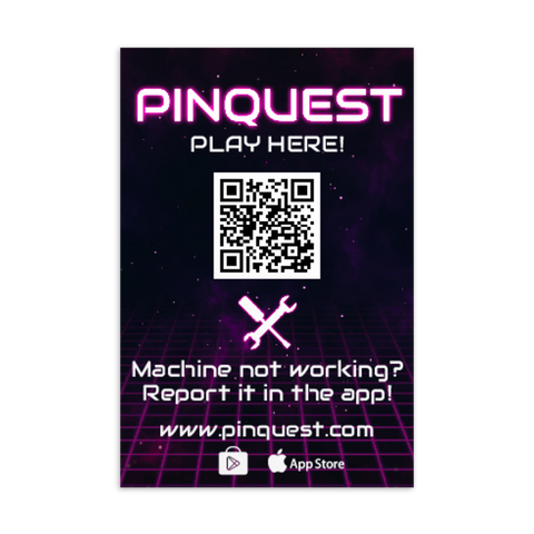 PINQUEST Play Here - Card