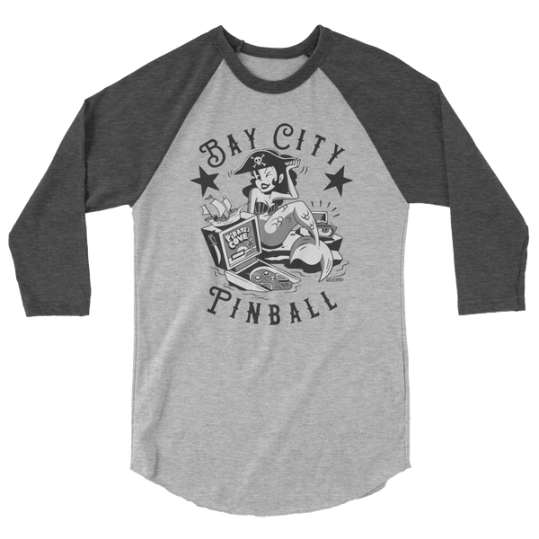 Bay City Pinball - 3/4 Sleeve Shirt