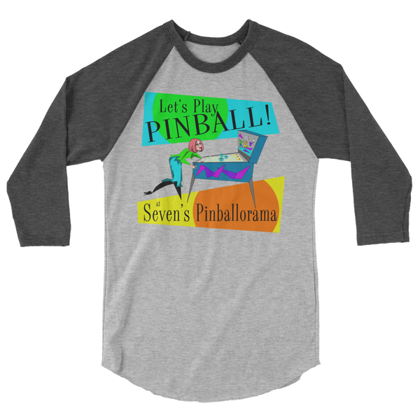 Seven's Pinballorama Pointy People 2 - 3/4 Sleeve Shirt