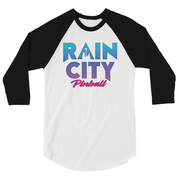Rain City Pinball - 3/4 Sleeve Shirt