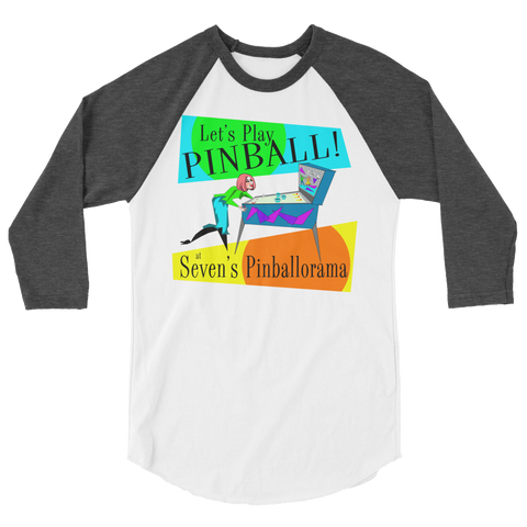 Seven's Pinballorama Pointy People 2 - 3/4 Sleeve Shirt