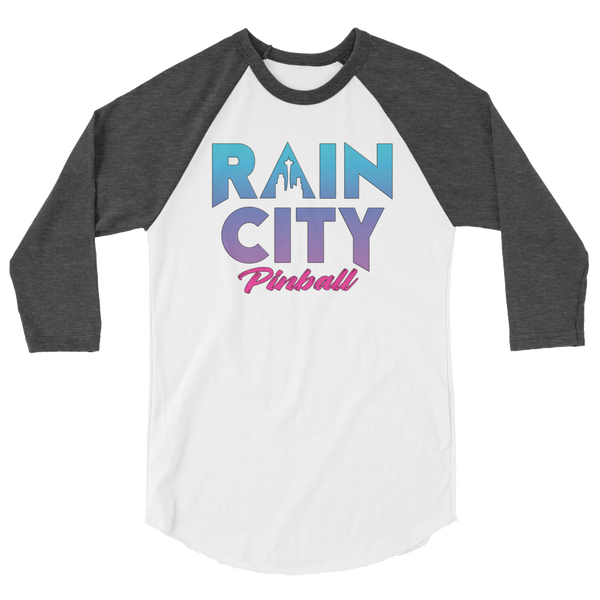 Rain City Pinball - 3/4 Sleeve Shirt