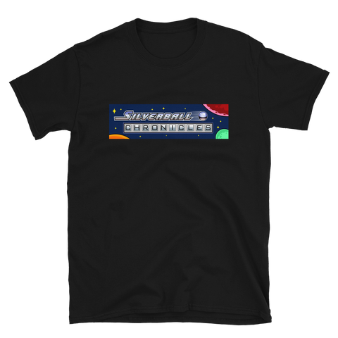 Silverball Chronicles Randy Martinez Designed Full Logo - Pro T-Shirt