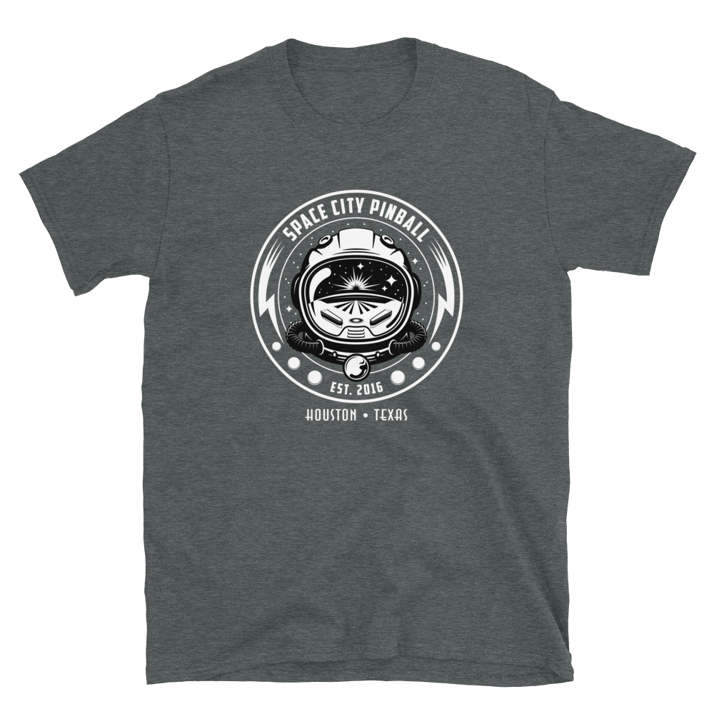 Space City Pinball B/W - Pro T-Shirt
