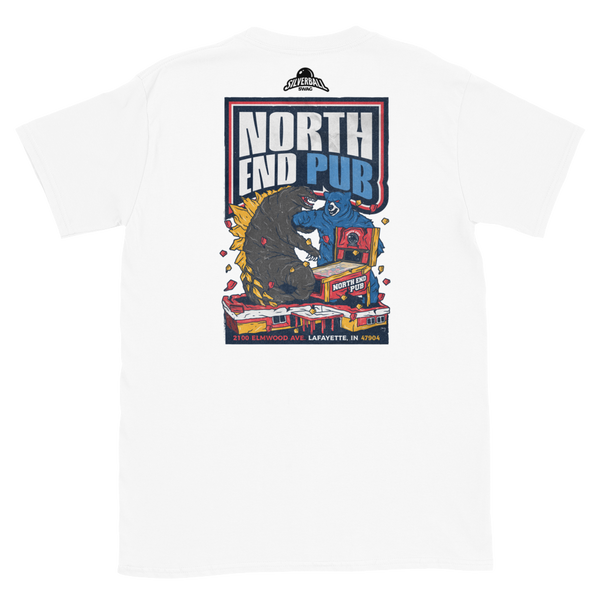 North End Pub Godzilla - Pro T-Shirt