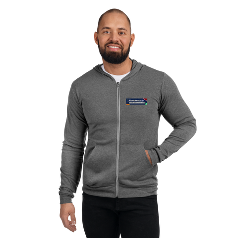 Silverball Chronicles Randy Martinez Designed Full Logo - Unisex zip hoodie