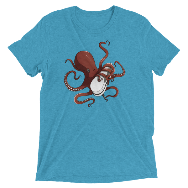 Octopus Flipper - Premium Tri-blend Shirt
