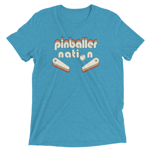 Pinballer Nation - Premium Tri-blend T-shirt