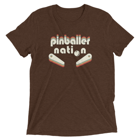 Pinballer Nation - Premium Tri-blend T-shirt