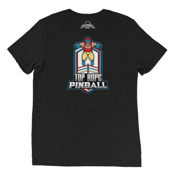 Top Rope Pinball Back Logo - Premium T-shirt