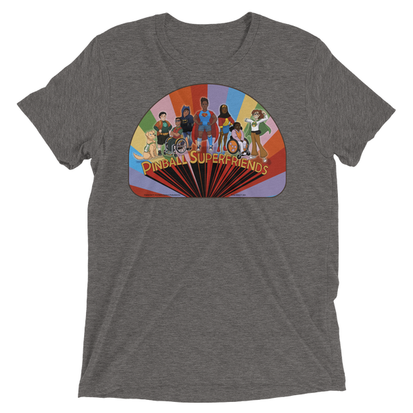 Pinball Superfriends - Premium Tri-blend T-shirt