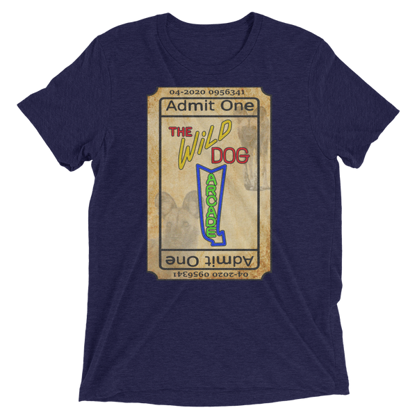 Wild Dog Arcade Ticket - Premium Tri-blend T-shirt
