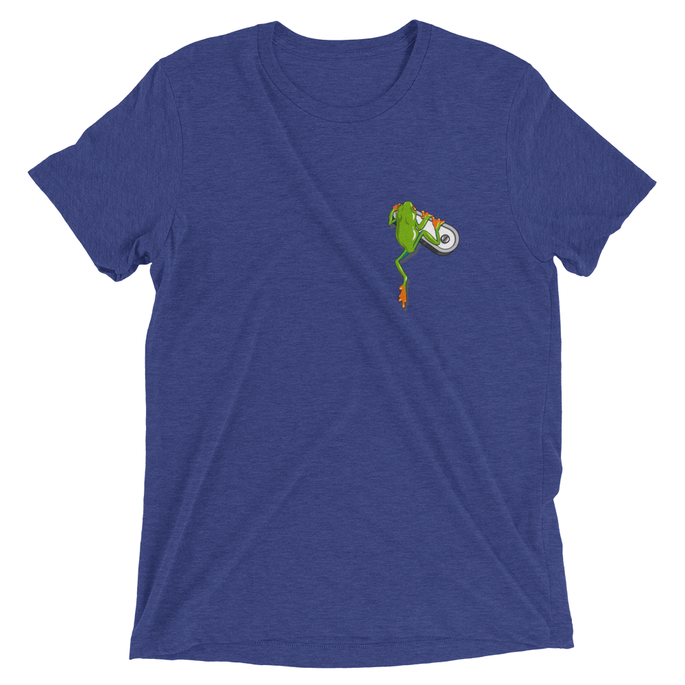 Frog Flipper Hop - Premium Tri-blend t-shirt